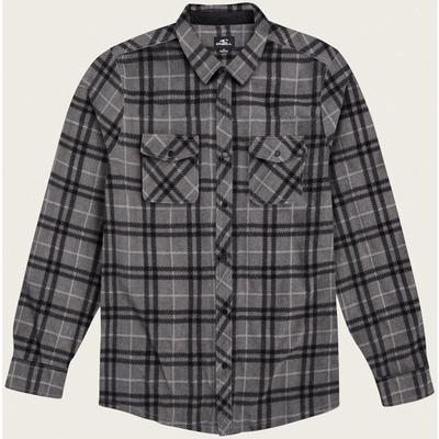 Oneill Glacier Plaid Long Sleeve Button Up Shirt Boys'