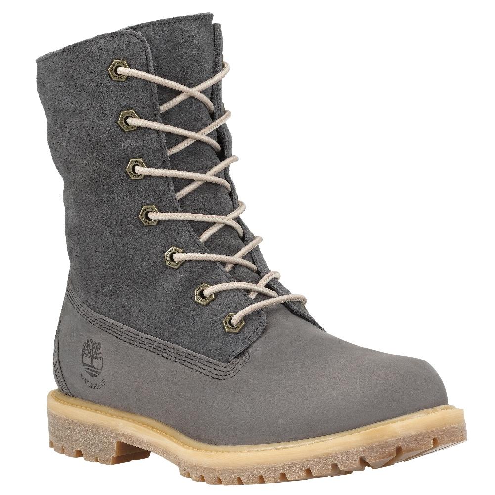 timberland teddy fleece boots grey