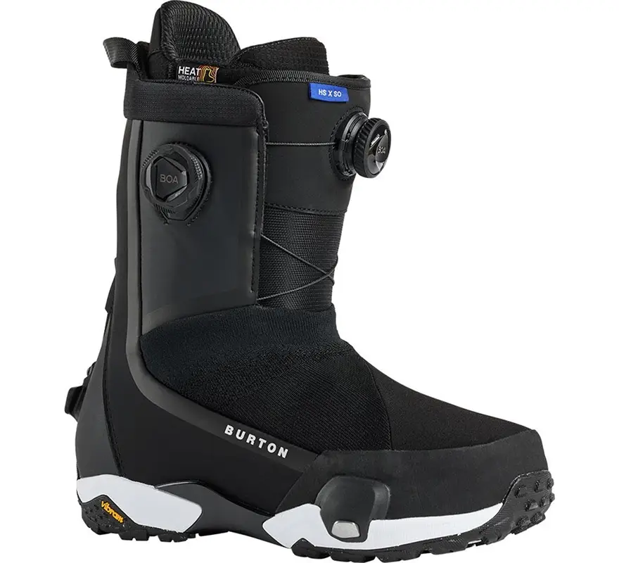 Burton snowboard boot with BOA lacing system on white background